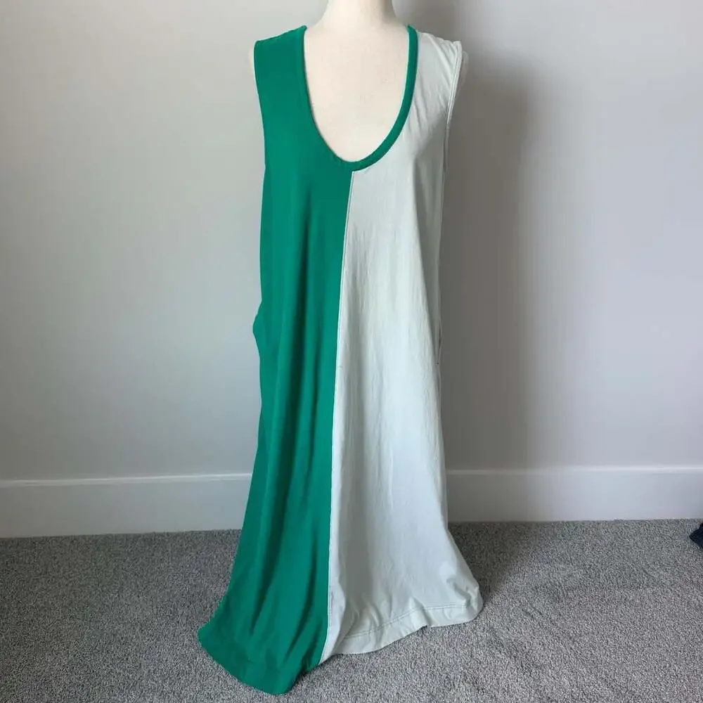 Free-est by Free People Two-Tone Sleeveless Maxi Tank Dress